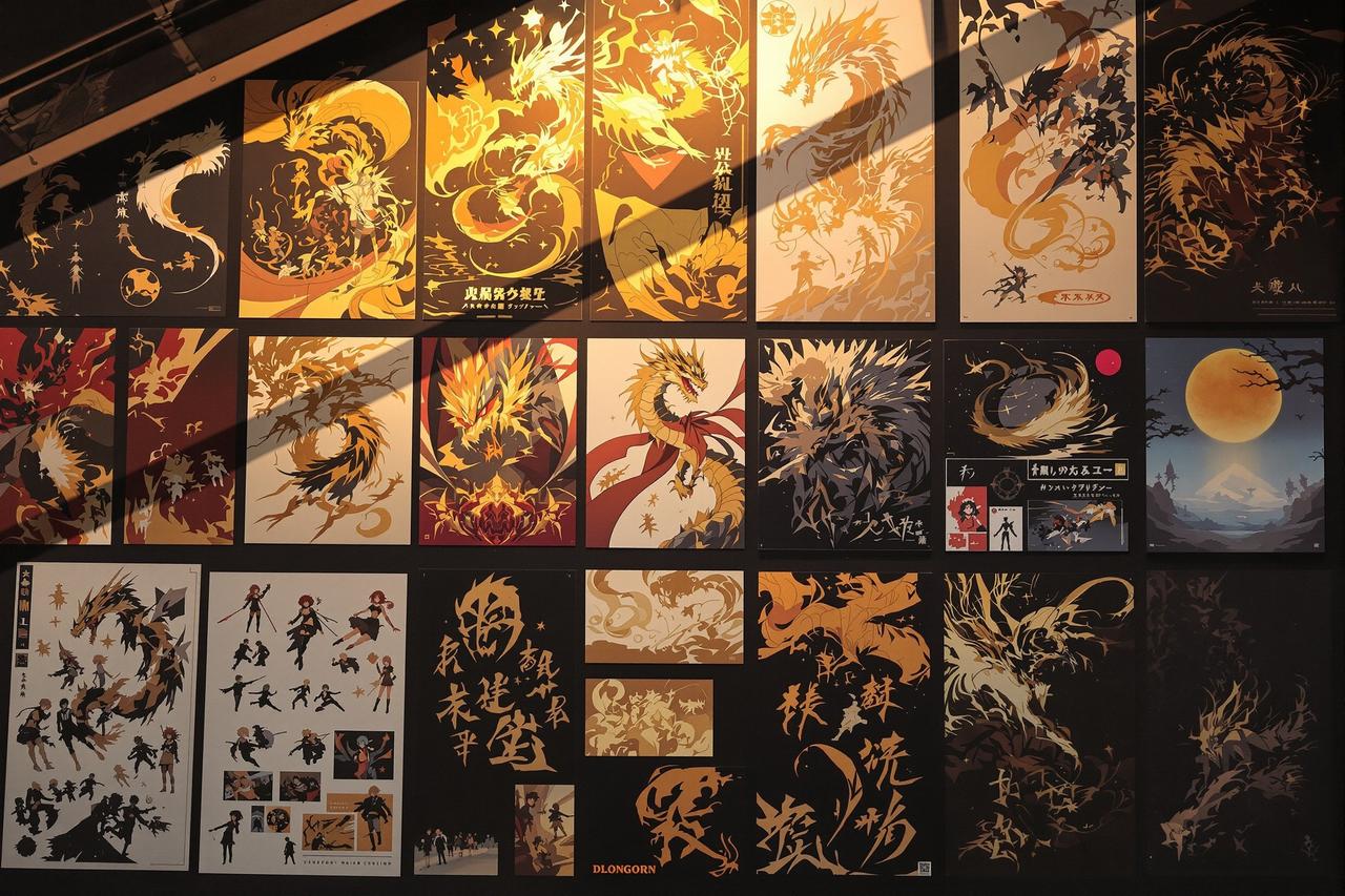 魔改版短剧作品展示 - 龙啸九天 — 原画设定集
